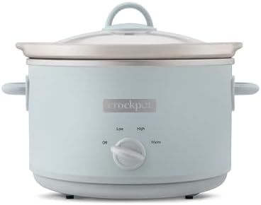 4.5 Quart Manual Slow Cooker – Macaroon Blue - Curated Catalog M5