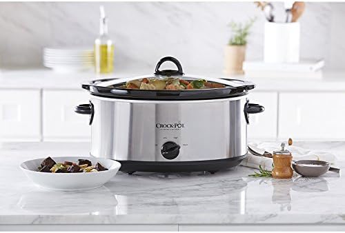 7 Quart Oval Manual Slow Cooker – Stainless Steel - Curated Catalog U2