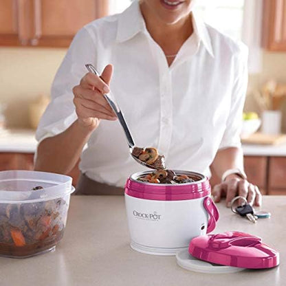 Lunch Crock Portable Food Warmer 20oz – Pink - Curated Catalog U0