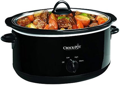 8 Quart Manual Slow Cooker – Black - Curated Catalog Q2