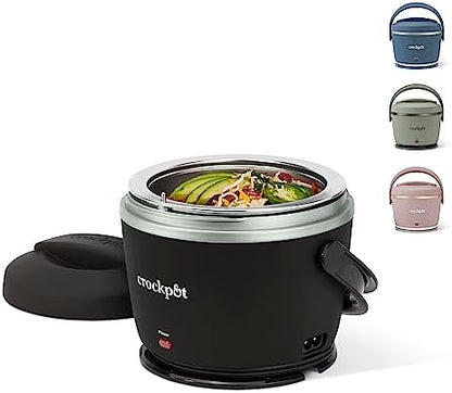 Electric Lunch Box Food Warmer 20oz – Black - Curated Catalog X2