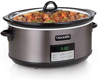 8 Quart Programmable Slow Cooker with Auto Warm - Curated Catalog I0