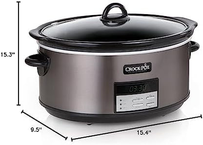 8 Quart Programmable Slow Cooker with Auto Warm - Curated Catalog I0