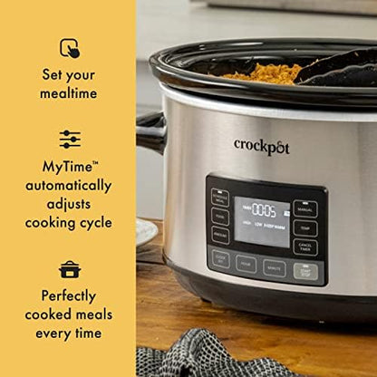 7 Quart Portable Programmable Slow Cooker with Timer - Curated Catalog M3