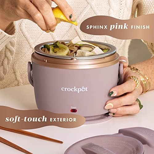 Electric Lunch Box Food Warmer 20oz – Blush Pink - Curated Catalog M7
