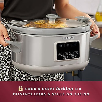 7 Quart Programmable Cook & Carry Slow Cooker - Curated Catalog P3