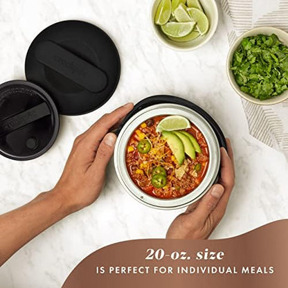 Electric Lunch Box Food Warmer 20oz – Black - Curated Catalog X2