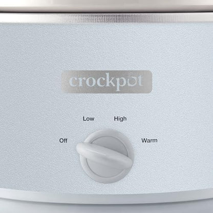 4.5 Quart Manual Slow Cooker – Macaroon Blue - Curated Catalog M5