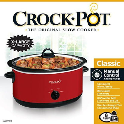 Express Crock 8 Quart Programmable Slow Cooker - Curated Catalog K1