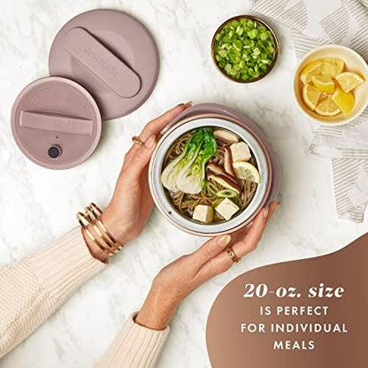 Electric Lunch Box Food Warmer 20oz – Blush Pink - Curated Catalog M7