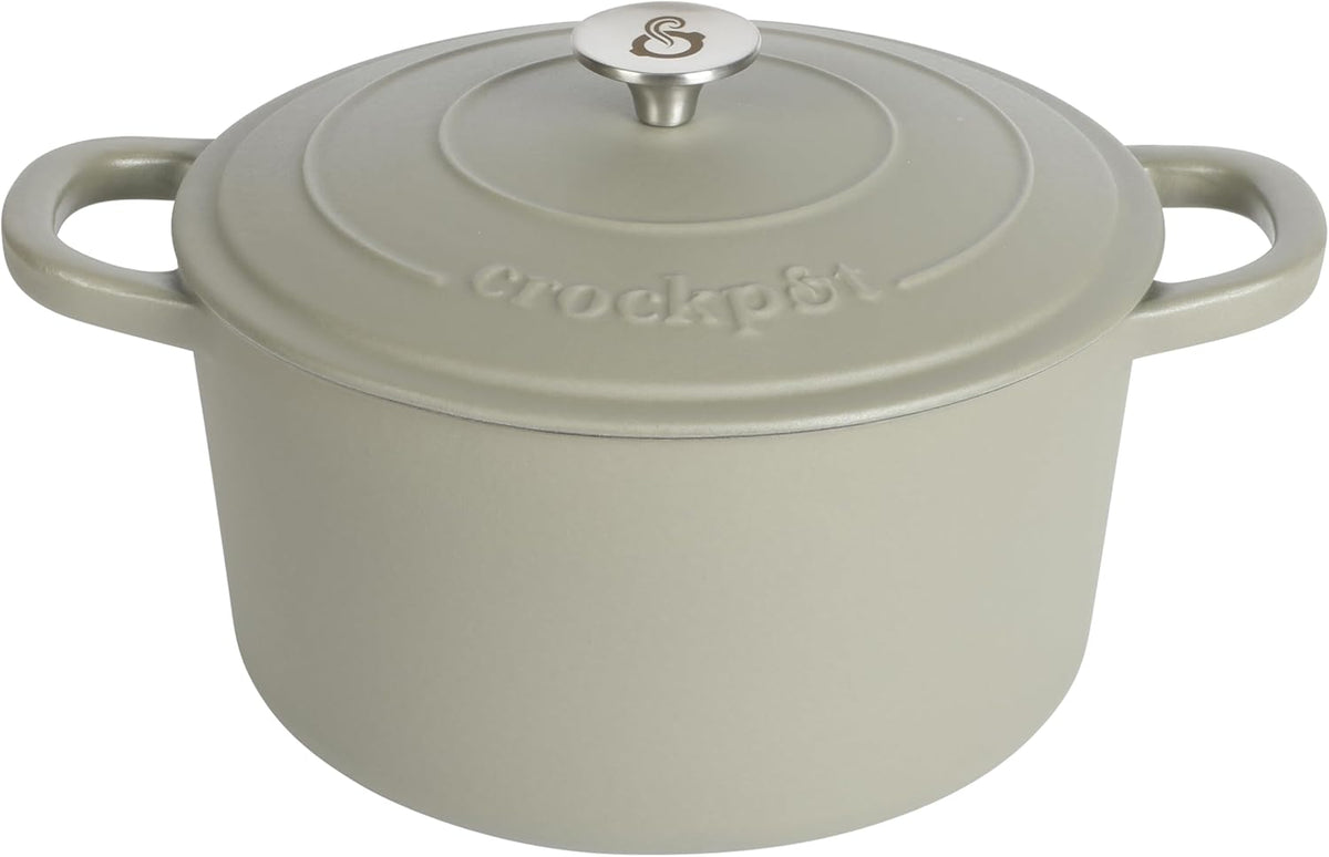 3 Quart Enameled Cast Iron Dutch Oven – Aqua - Curated Catalog B5