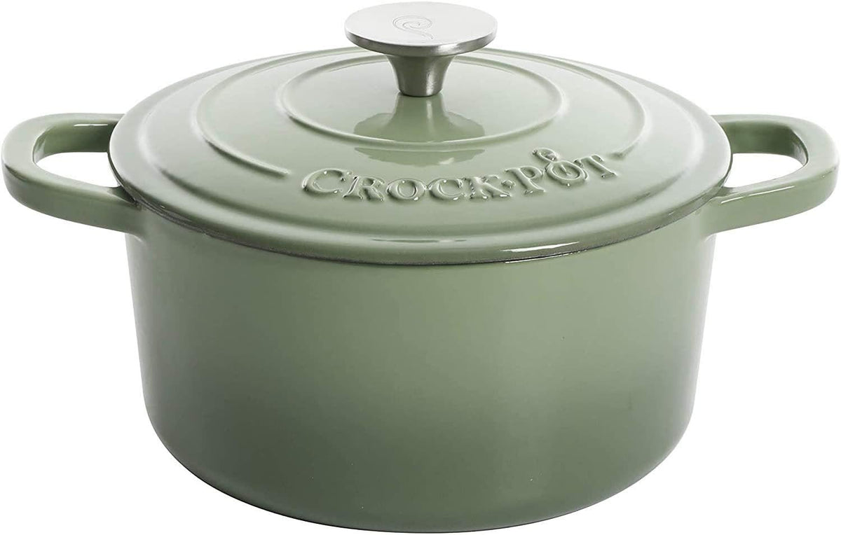 3 Quart Enameled Cast Iron Dutch Oven – Aqua - Curated Catalog B5