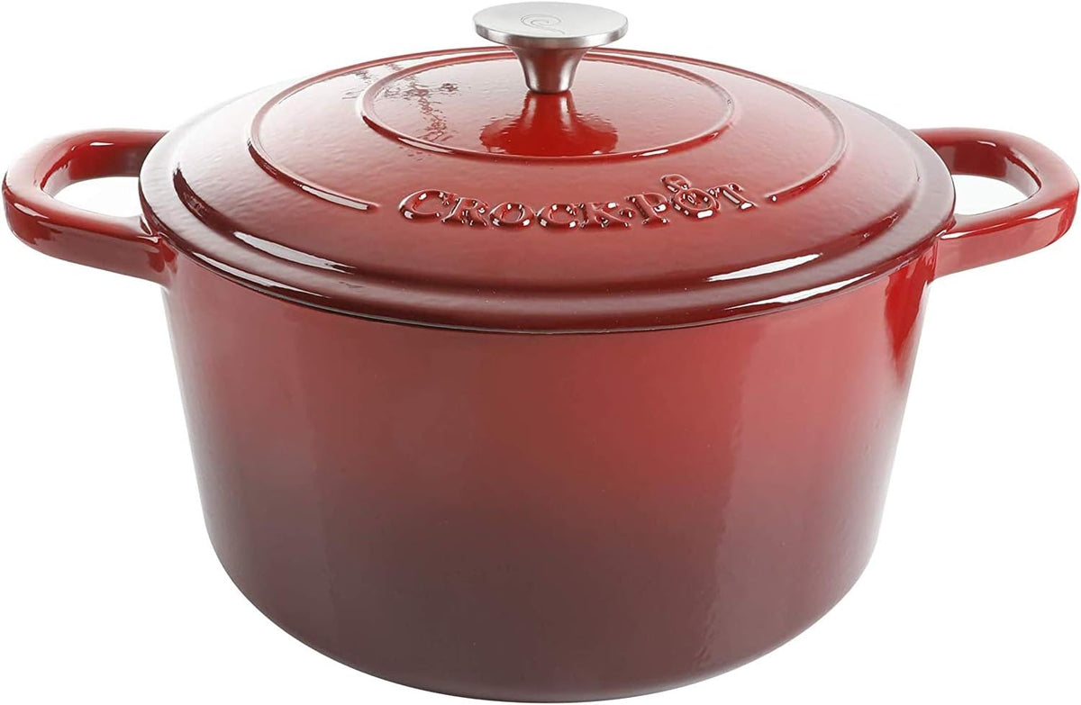 3 Quart Enameled Cast Iron Dutch Oven – Aqua - Curated Catalog D1