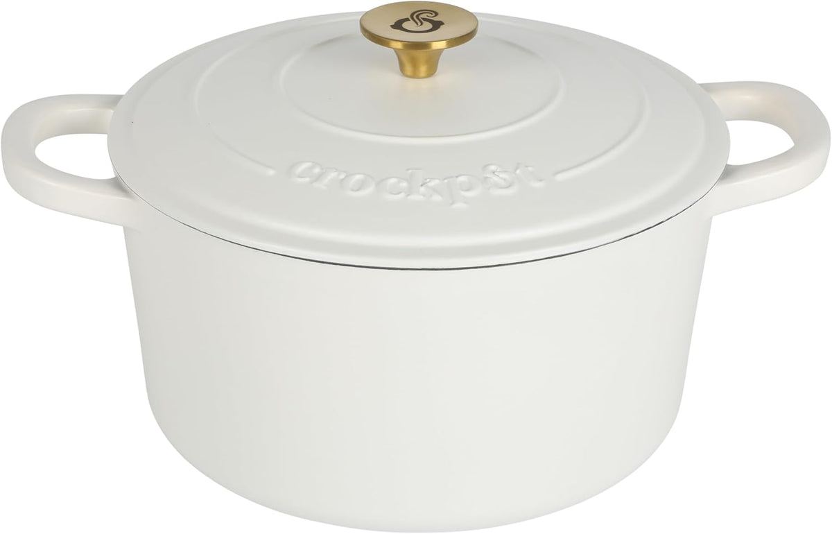3 Quart Enameled Cast Iron Dutch Oven – Aqua - Curated Catalog B5