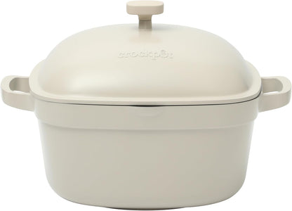 3 Quart Enameled Cast Iron Dutch Oven – Aqua - Curated Catalog B5