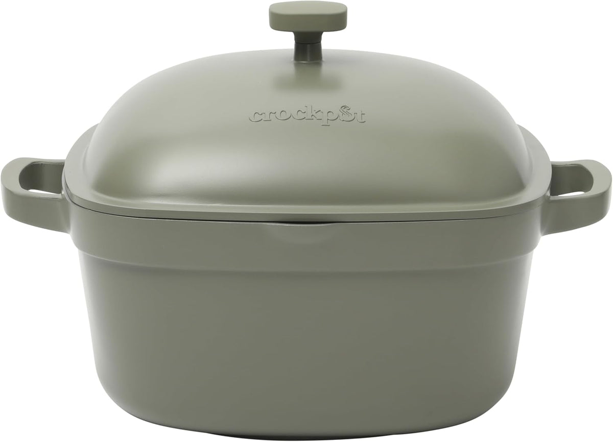 3 Quart Enameled Cast Iron Dutch Oven – Aqua - Curated Catalog B5