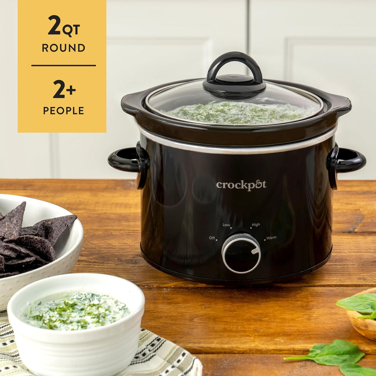 2 Quart Mini Slow Cooker – Classic Compact Cooker - Curated Catalog S2